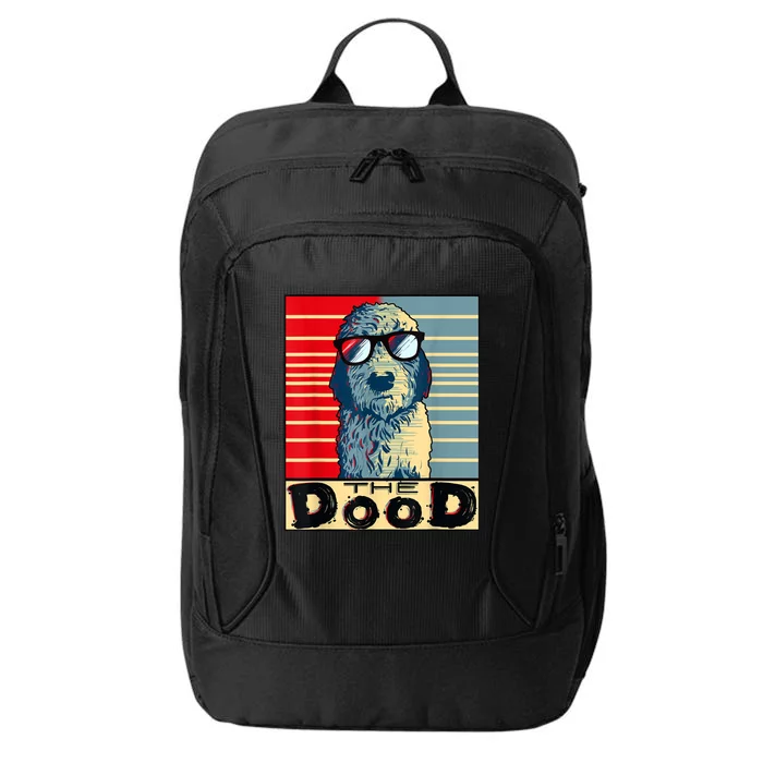 Funny Goldendoodle Gift Golden Doodle The Dood City Backpack