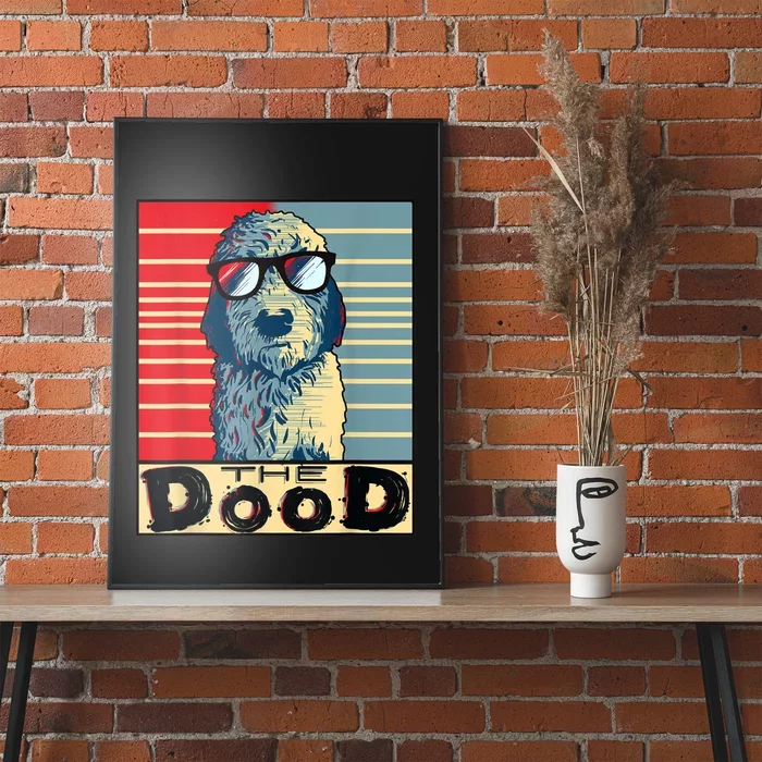 Funny Goldendoodle Gift Golden Doodle The Dood Poster