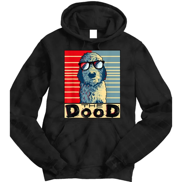 Funny Goldendoodle Gift Golden Doodle The Dood Tie Dye Hoodie