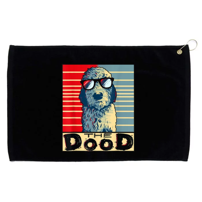 Funny Goldendoodle Gift Golden Doodle The Dood Grommeted Golf Towel