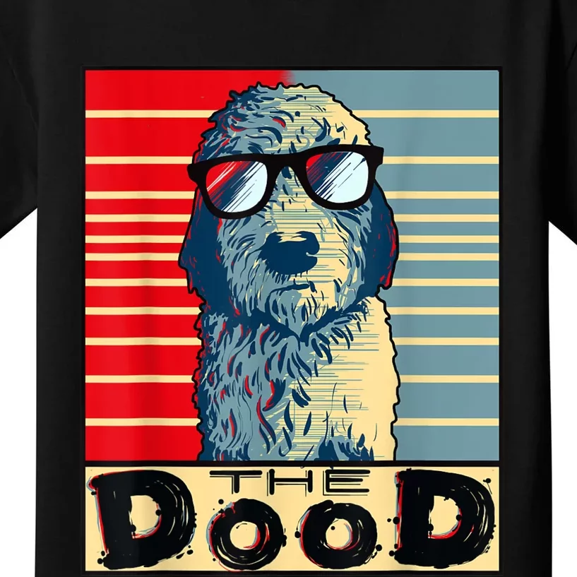 Funny Goldendoodle Gift Golden Doodle The Dood Kids T-Shirt