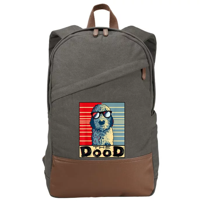 Funny Goldendoodle Gift Golden Doodle The Dood Cotton Canvas Backpack