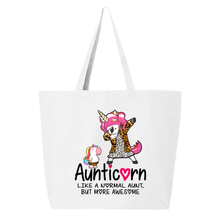 Funny Great Gift Aunticorn Couples Mothers Day Leopard Great Gift 25L Jumbo Tote