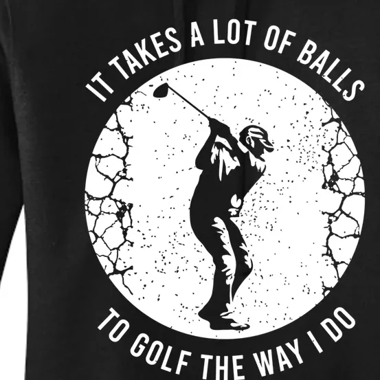 Funny Golf Gift For A Golf Player Cool Gift Women's Pullover Hoodie