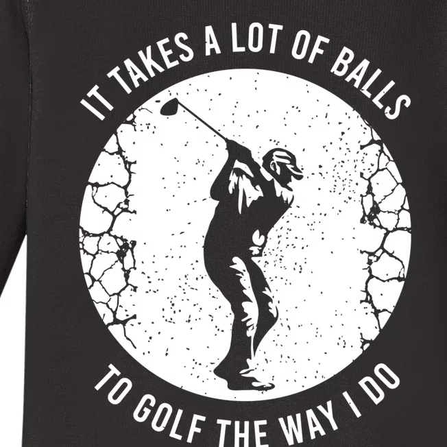 Funny Golf Gift For A Golf Player Cool Gift Baby Long Sleeve Bodysuit