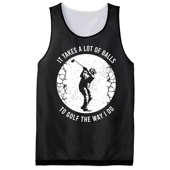 Funny Golf Gift For A Golf Player Cool Gift Mesh Reversible Basketball Jersey Tank