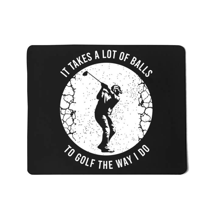 Funny Golf Gift For A Golf Player Cool Gift Mousepad