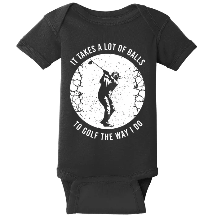 Funny Golf Gift For A Golf Player Cool Gift Baby Bodysuit