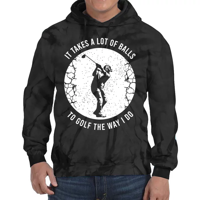 Funny Golf Gift For A Golf Player Cool Gift Tie Dye Hoodie