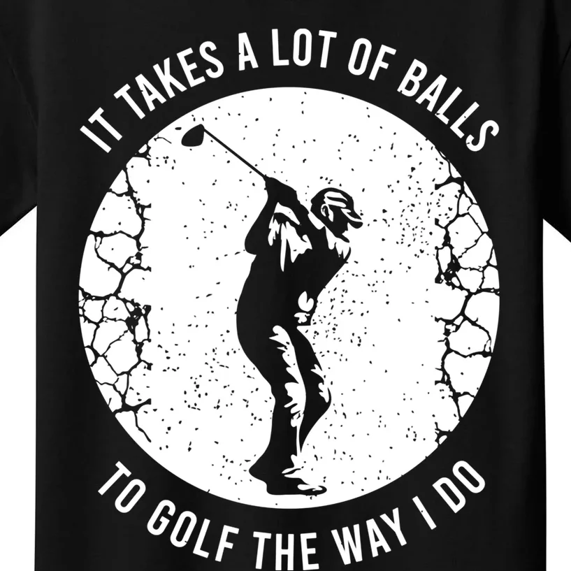 Funny Golf Gift For A Golf Player Cool Gift Kids T-Shirt