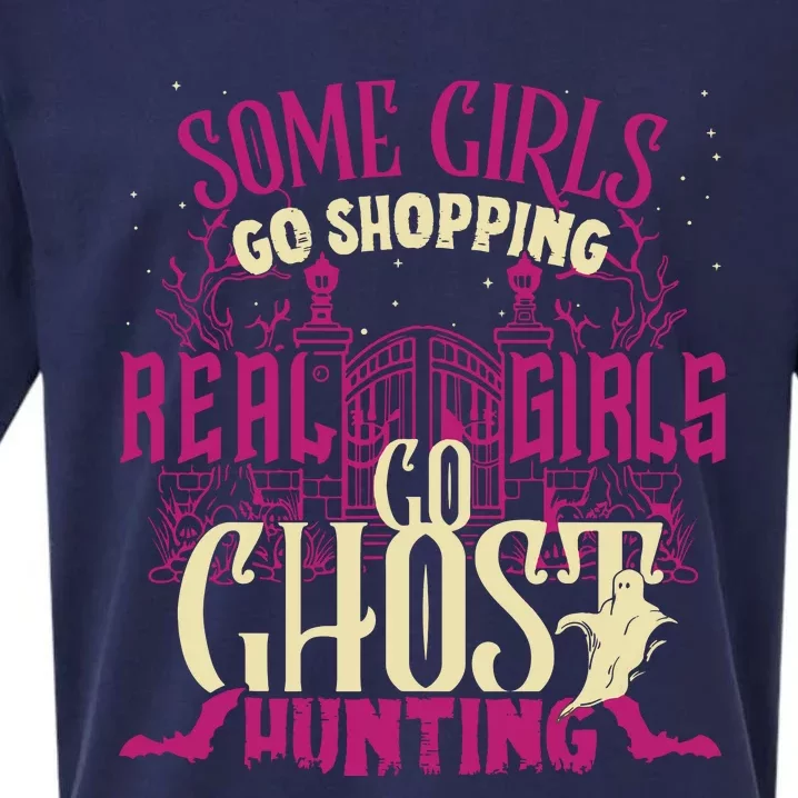 Funny Girl Go Ghost Hunting Paranormal Supernatural Apparel Sueded Cloud Jersey T-Shirt