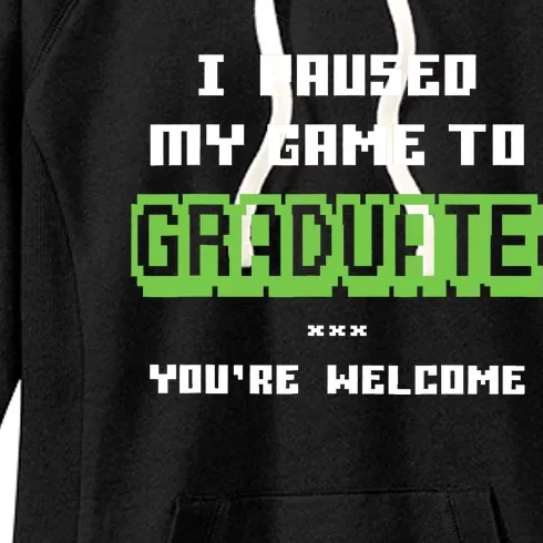 Funny Gamer Graduate Graduation Women's Fleece Hoodie