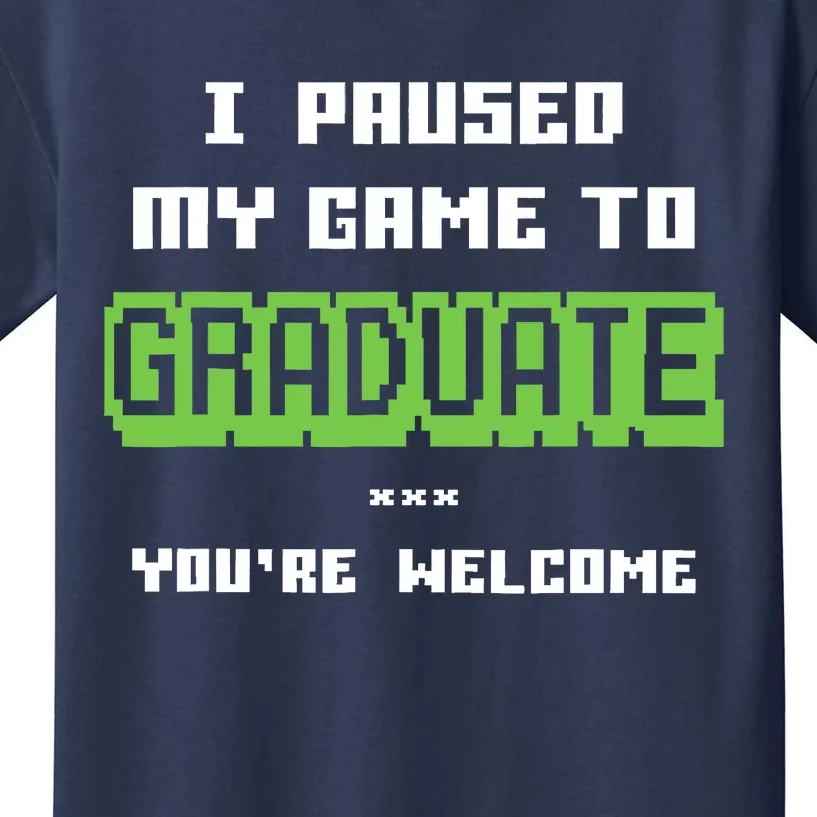 Funny Gamer Graduate Graduation Kids T-Shirt