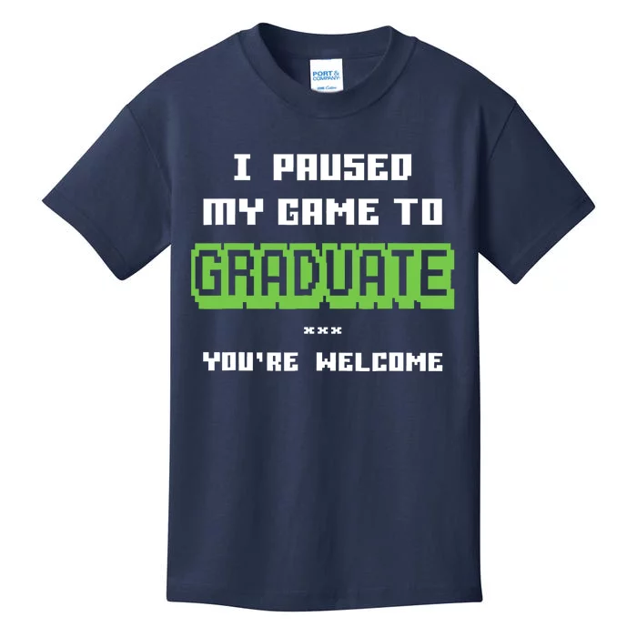 Funny Gamer Graduate Graduation Kids T-Shirt