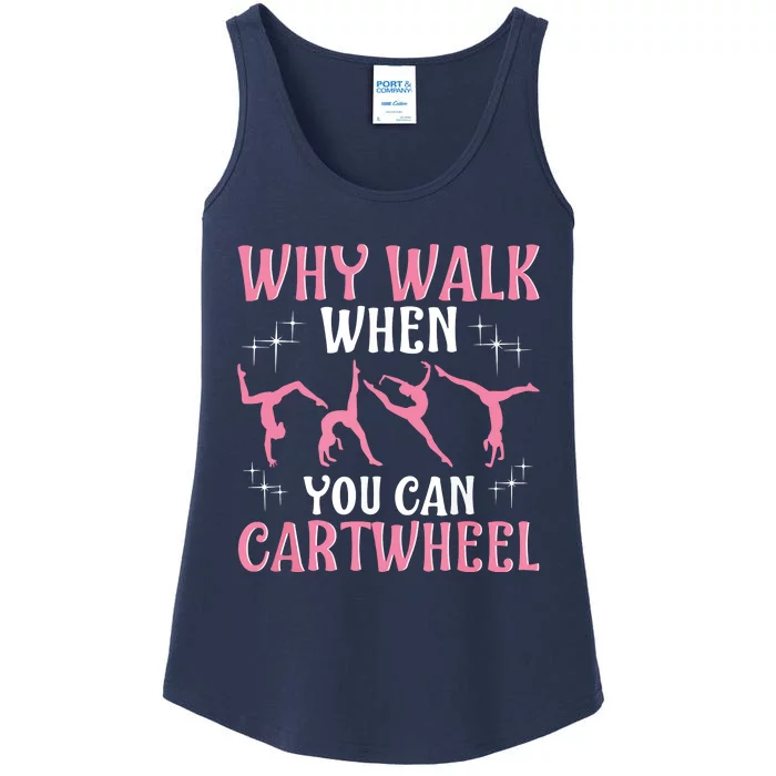 Funny Gymnastics Gymnast Gift For Cool Cartwheel Ladies Essential Tank