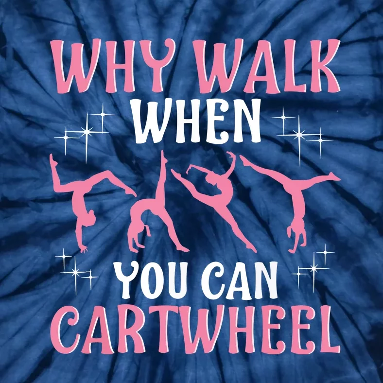 Funny Gymnastics Gymnast Gift For Cool Cartwheel Tie-Dye T-Shirt