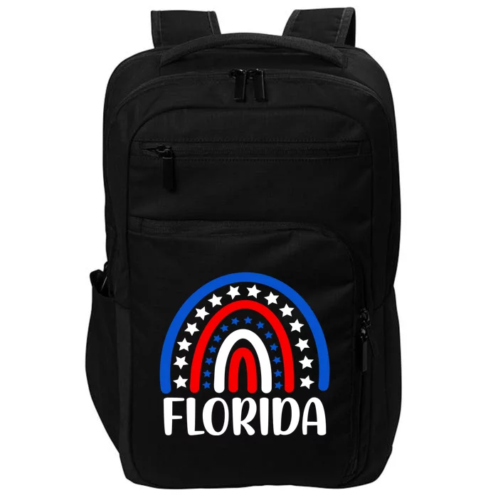 Florida Great Gift I Love Florida Usa Gift Impact Tech Backpack