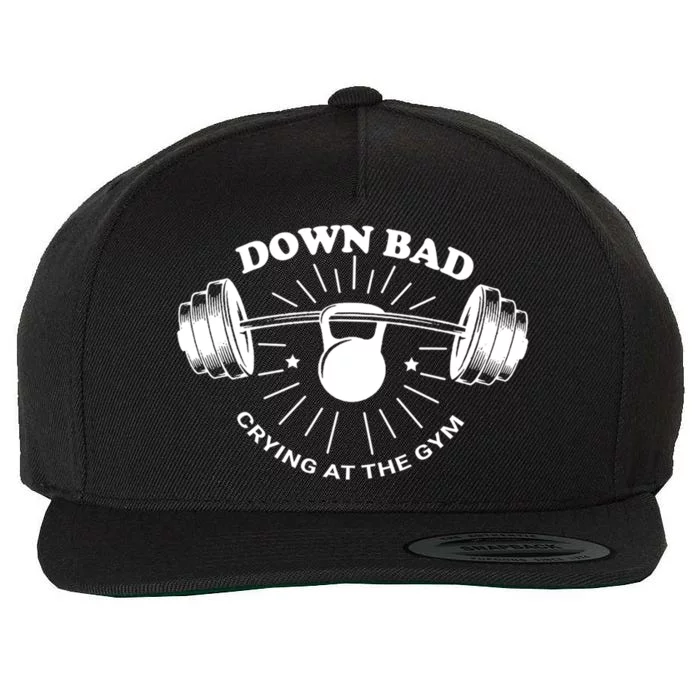 Funny Gym Gift Wool Snapback Cap