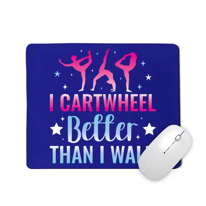 Funny Gymnastics Gymnast Cartwheel Gift Mousepad