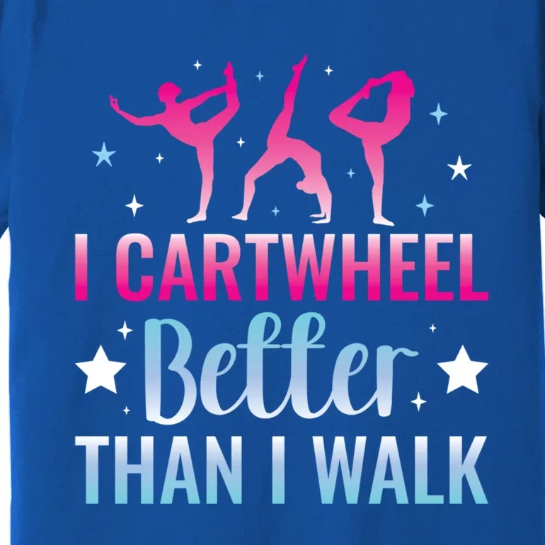 Funny Gymnastics Gymnast Cartwheel Gift Premium T-Shirt