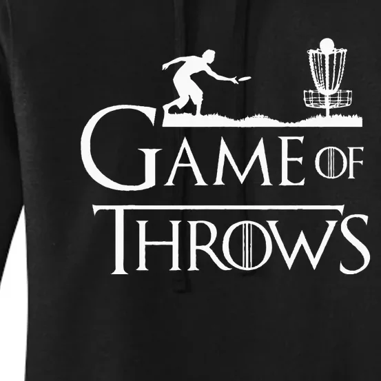 Frisbee Golf Game of Throws Disc Golf Women's Pullover Hoodie