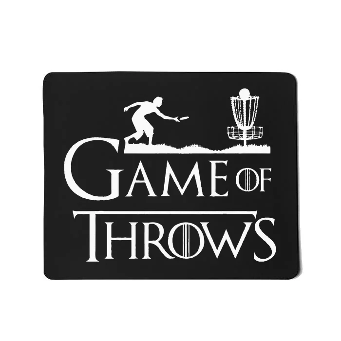 Frisbee Golf Game of Throws Disc Golf Mousepad