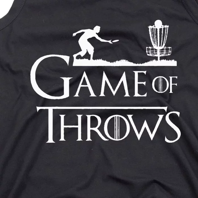 Frisbee Golf Game of Throws Disc Golf Tank Top