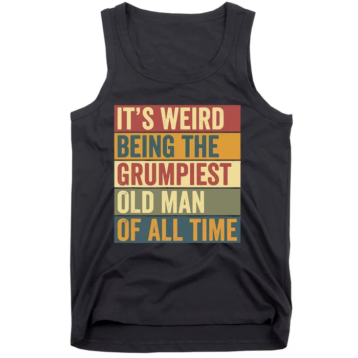 Funny Grumpiest Grumpy Old Man Tank Top