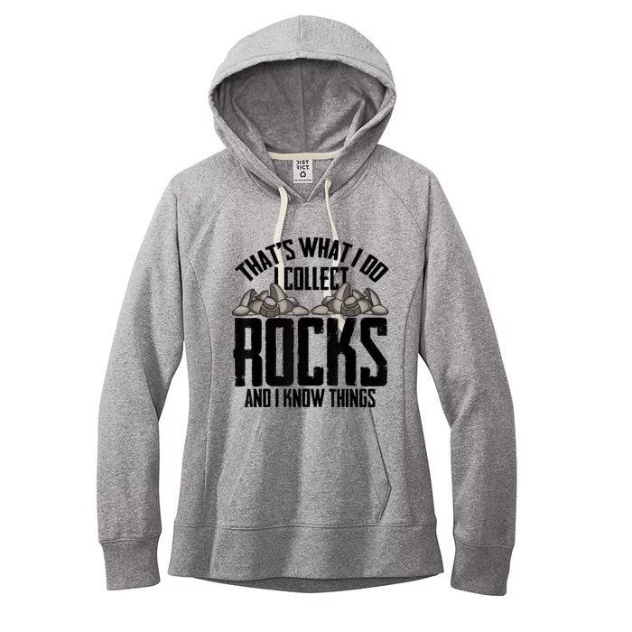 Funny Geology Gift Cool Rock Collecting Geologist Women's Fleece Hoodie