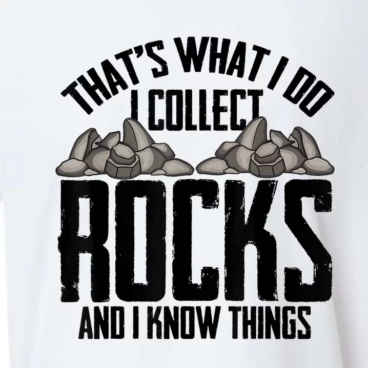 Funny Geology Gift Cool Rock Collecting Geologist Sueded Cloud Jersey T-Shirt