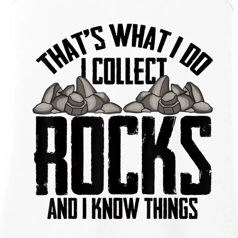 Funny Geology Gift Cool Rock Collecting Geologist Ladies Essential Tank