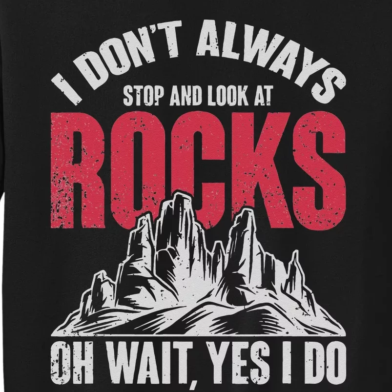 Funny Geologist Gift Professor Rock Collector Geology Tall Sweatshirt