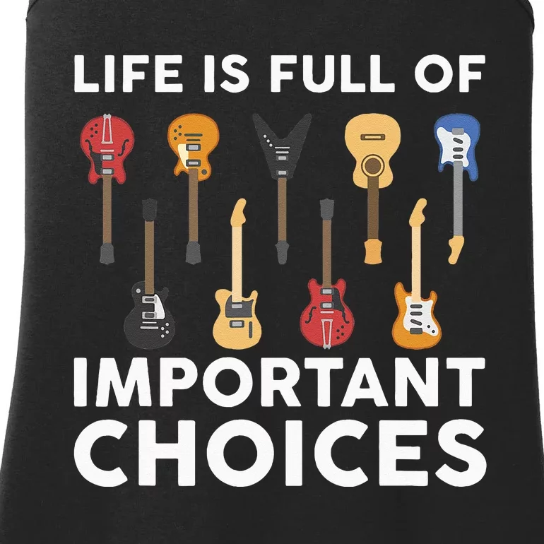 Funny Guitarist Guitar Player Music Lover Gift For Men Women Ladies Essential Tank