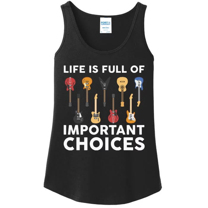 Funny Guitarist Guitar Player Music Lover Gift For Men Women Ladies Essential Tank