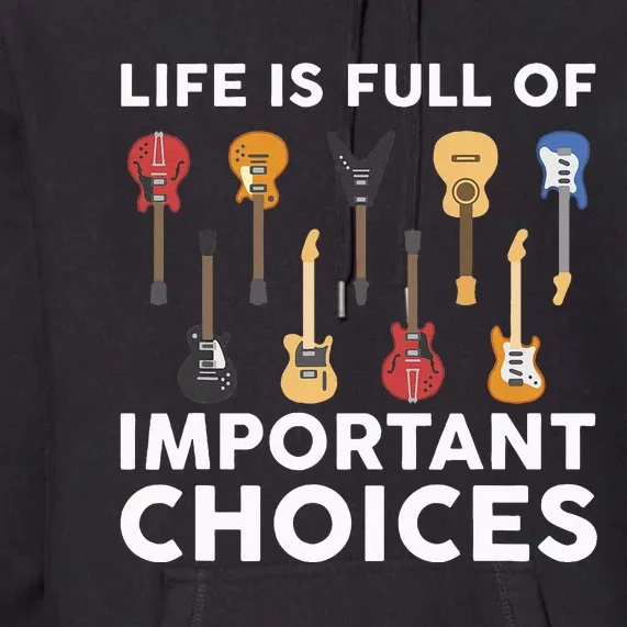 Funny Guitarist Guitar Player Music Lover Gift For Men Women Premium Hoodie