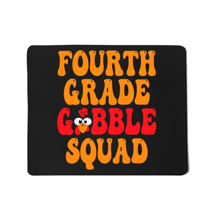 Fourth Grade Gobble Squad Thanksgiving 4th Grade Teachers Mousepad