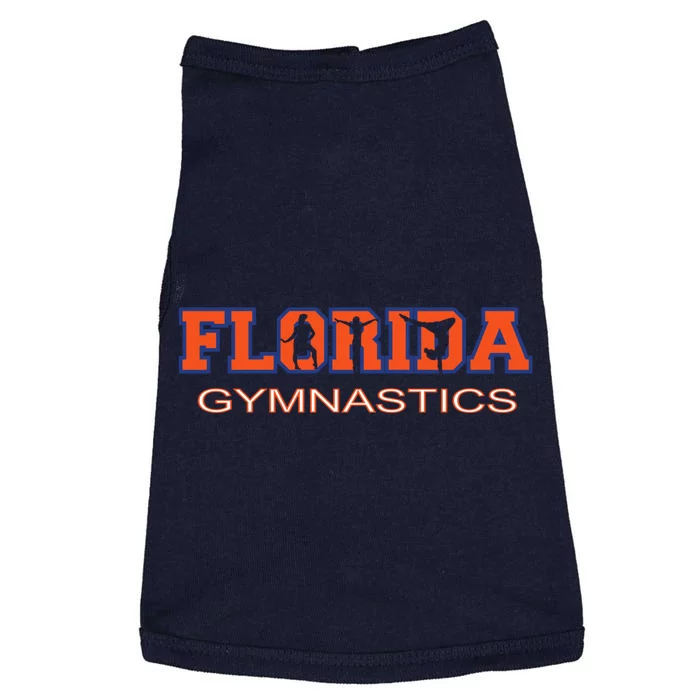 Florida Gymnastics Girl Tumbling Gear Gymnast Aerobic Dance Doggie Tank