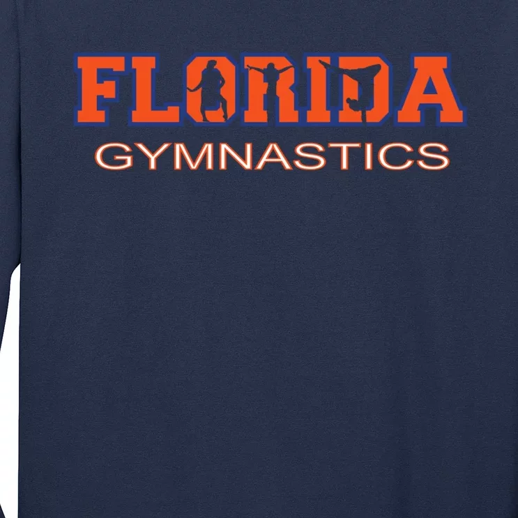 Florida Gymnastics Girl Tumbling Gear Gymnast Aerobic Dance Long Sleeve Shirt