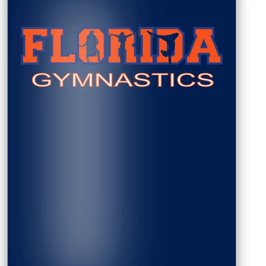 Florida Gymnastics Girl Tumbling Gear Gymnast Aerobic Dance Poster