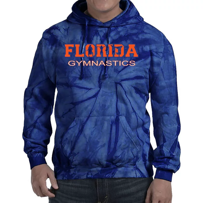 Florida Gymnastics Girl Tumbling Gear Gymnast Aerobic Dance Tie Dye Hoodie