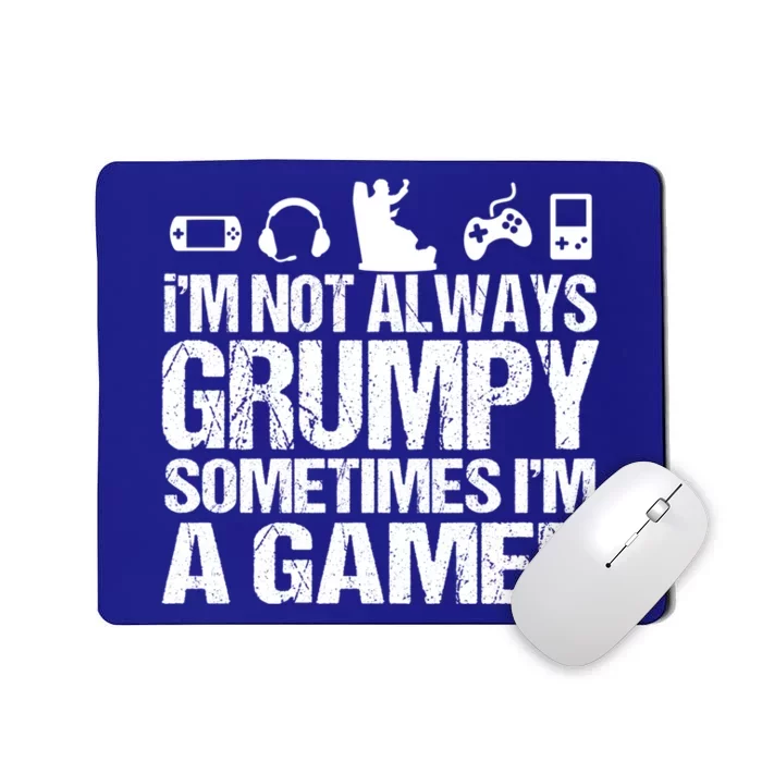 Funny Gaming Grandpa Funny Retired Papa Meaningful Gift Mousepad