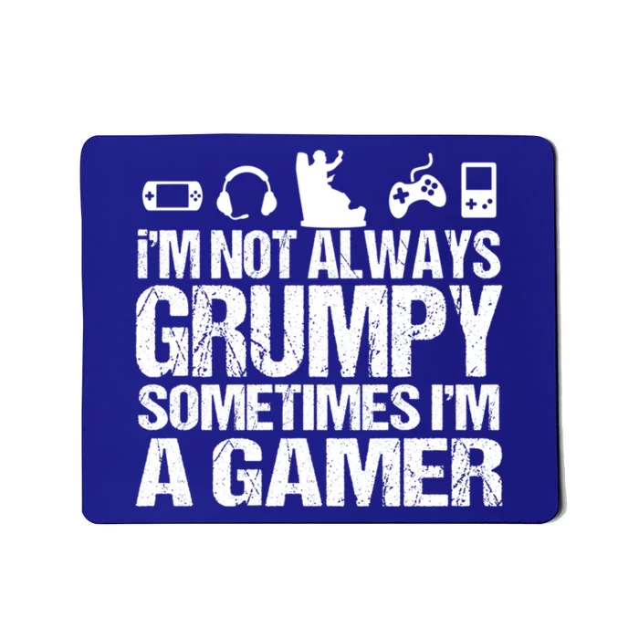 Funny Gaming Grandpa Funny Retired Papa Meaningful Gift Mousepad