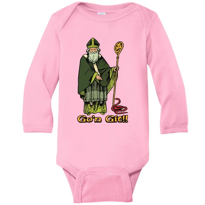 Funny Gon Git St Patrick Baby Long Sleeve Bodysuit