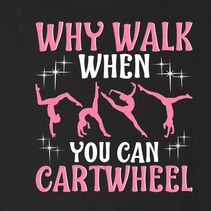 Funny Gymnastics Gymnast Gift For Girls Wo Cool Cartwheel Toddler Long Sleeve Shirt