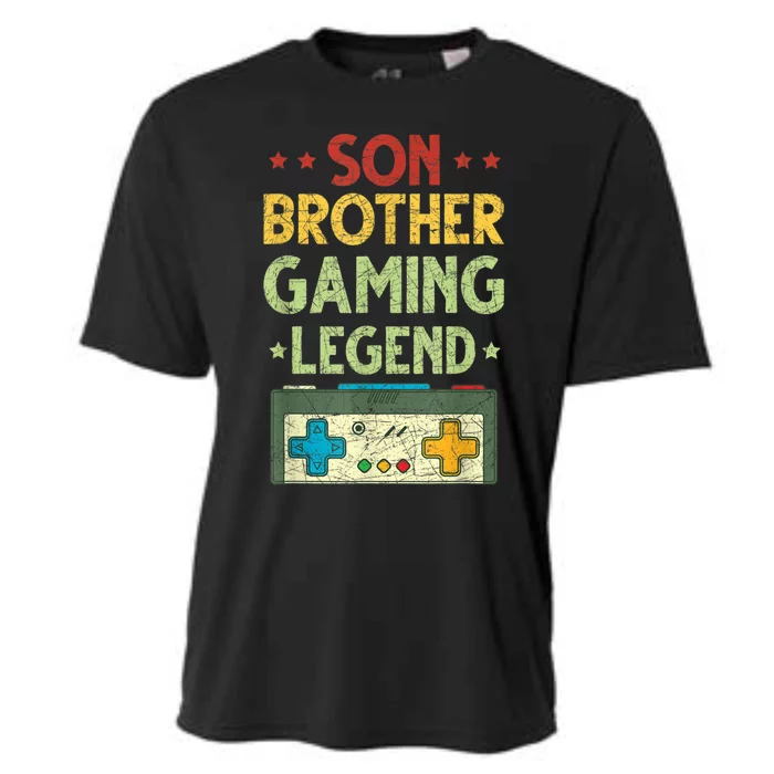 Funny Gaming Gamer Brother Video Game Gift Cooling Performance Crew T-Shirt