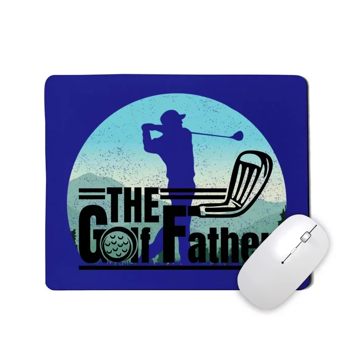 Funny Golf Graphic The Golf Father Fathers Day Golf Meaningful Gift Mousepad