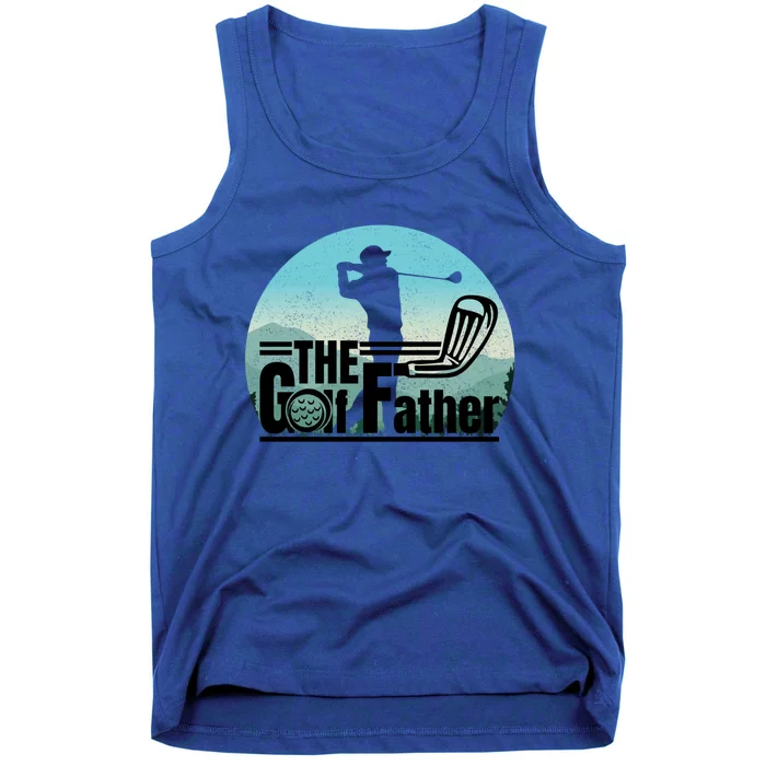 Funny Golf Graphic The Golf Father Fathers Day Golf Meaningful Gift Tank Top