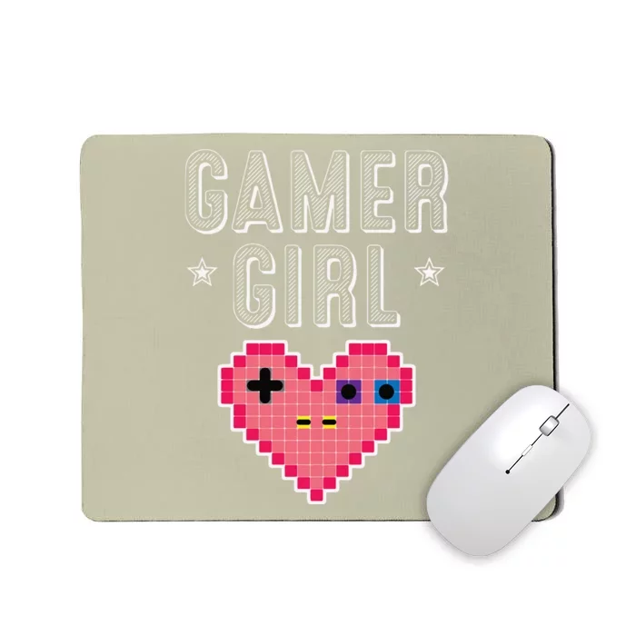 Funny Gamer Girl Gift Cute Video Games Player Women Cutens Mousepad