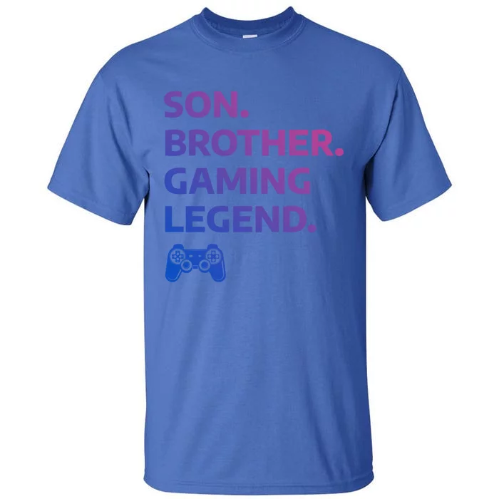 Funny Gaming Gamer Brother Video Game Meaningful Gift Tall T-Shirt