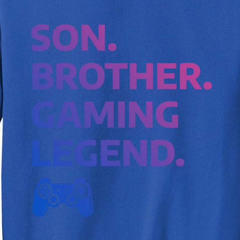 Funny Gaming Gamer Brother Video Game Meaningful Gift Tall Sweatshirt